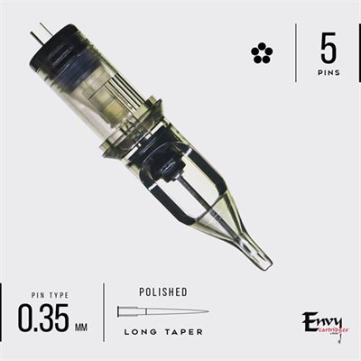 Envy cartridge angled round - 5 round liner extra tight