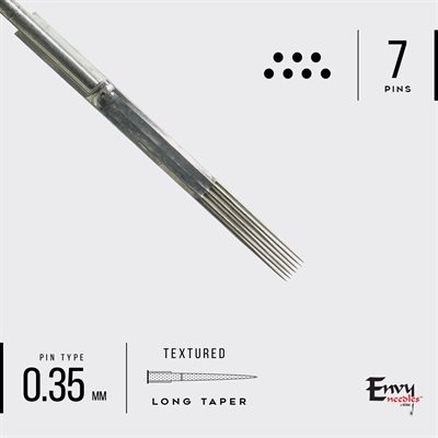 Envy 7 textured magnum needles