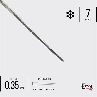 Envy 7 round liner needles