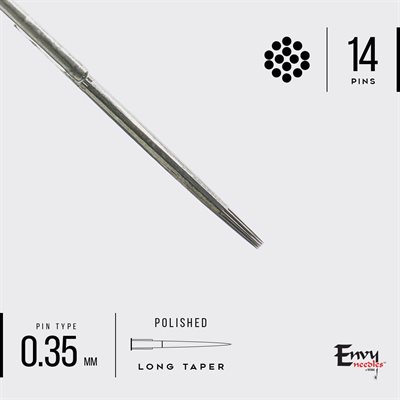 Envy 14 round liner needles