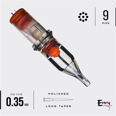 Envy cartridge angled round - 9 round liner traditional