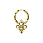 24k gold plated cluster style clicker