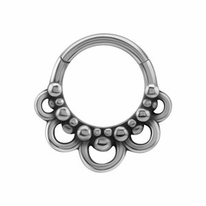 Tribal hinged segment clicker