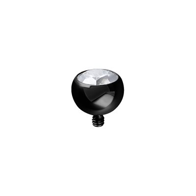 Black titanium internal ball with premium zirconia