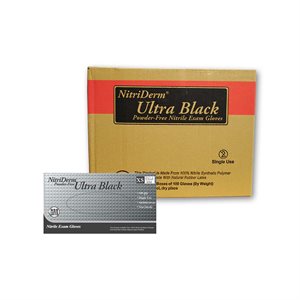 Medical grade black nitrile gloves (10 boxes)