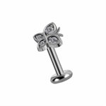CoCr internal butterfly attachment with premium zirconia