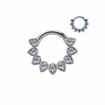 CoCr clicker ring with premium zirconia