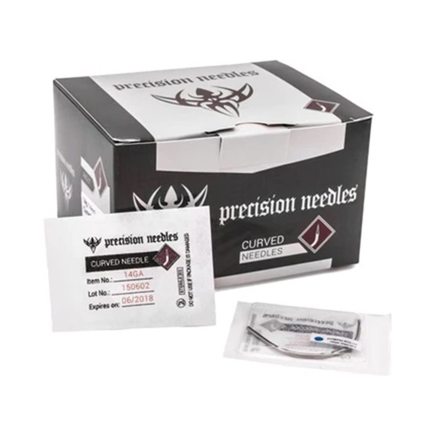 Precision round sterile piercing needle box of 50